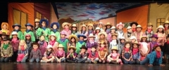 Cast of Pied Piper's Wild West Show