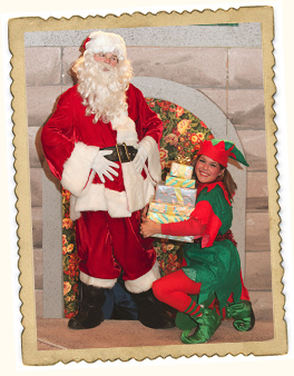 Santa and Eddie the Elf - North Brunswick Costumes and Characters